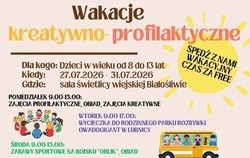 Zdjęcie do 27 - 31  LIPIEC 2026 - GOPS w Białośliwiu organizuje...