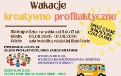 Zdjęcie do 03 - 07 SIERPIEŃ 2026 - GOPS w Białośliwiu...