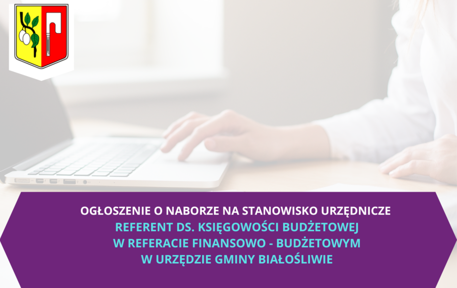 Zdjęcie do NAB&Oacute;R NA STANOWISKO URZĘDNICZE  REFERENT DS. KSIĘGOWOŚCI...