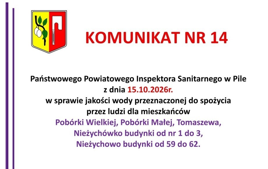 Zdjęcie do Komunikat nr 14 Państwowego Powiatowego Inspektora Sanitarnego...
