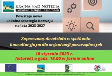 Zdjęcie do Spotkania konsultacyjne dla organizacji pozarządowych dot. nowej Strategii lata 2023-2027. 