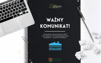 Zdjęcie do Ważny komunikat w sprawie nieuczciwych ofert kierowanych do Wnioskodawc&oacute;w programu &bdquo;Czyste Powietrze&rdquo;