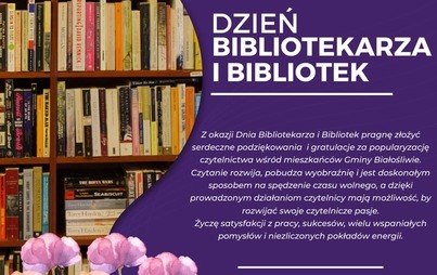 Zdjęcie do Dzień Bibliotekarza i Bibliotek