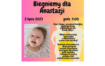 Zdjęcie do Charytatywny Bieg dla Anastazji - 02.07.2023 r. Białośliwie