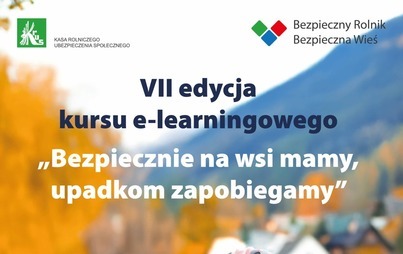 Zdjęcie do Kurs e-learningowy pt. &bdquo;Bezpiecznie na wsi mamy &ndash; upadkom zapobiegamy&rdquo;