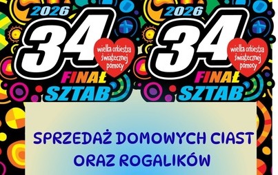 Zdjęcie do Sprzedaż ciast w Nieżychowie - 34 Finał WOŚP - 25.01.2026 r. - 8.30 - 11.00