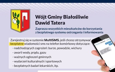 Zdjęcie do Dołącz do systemu powiadomień MultiSMS!