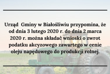 Zdjęcie do Komunikat