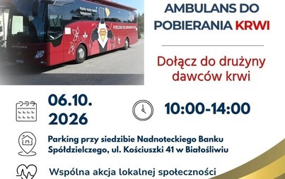 Zdjęcie do Podziel się Krwią - Podziel się Życiem - 06.10.2026 r.