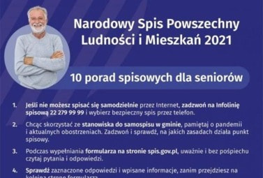 Zdjęcie do Narodowym Spisie  Powszechnym  Ludności i Mieszkań - Zatroszczmy się o senior&oacute;w