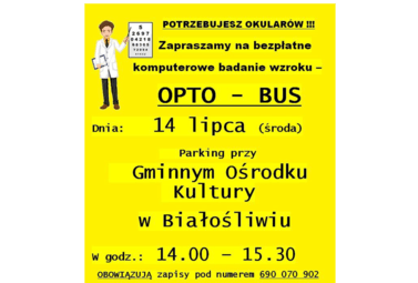 Zdjęcie do Bezpłatne komputerowe badania wzroku.