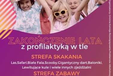 Zdjęcie do Zakończenie lata z profilaktyką w tle.