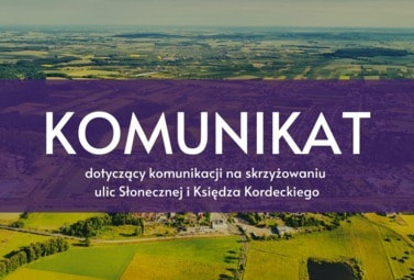 Zdjęcie do KOMUNIKAT