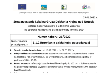 Zdjęcie do Nab&oacute;r wniosk&oacute;w o udzielenie wsparcia - Rozwijanie działalności gospodarczej