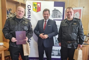 Zdjęcie do Spotkanie z Komendantem Powiatowej Państwowej Straży Pożarnej w Pile.