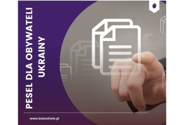 Zdjęcie do Informacja dla obywateli Ukrainy przebywających na terenie Gminy Białośliwie - PESEL