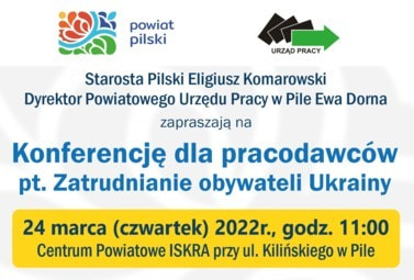Zdjęcie do  KONFERENCJA - Zatrudnianie obywateli Ukrainy 
