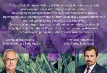 Zdjęcie do 29 maja Dzień Działacza Kultury 