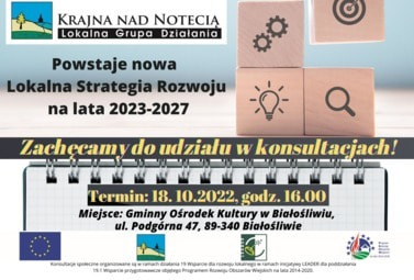 Zdjęcie do Powstaje nowa Lokalna Strategia Rozwoju na lata 2023-2027 - zapraszamy na spotkania konsultacyjne w dniu 18.10.2022 r. godz. 16.00.