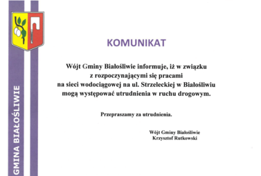 Zdjęcie do KOMUNIKAT - ulica Strzelecka.