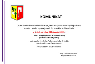 Zdjęcie do KOMUNIKAT - ulica Strzelecka.